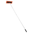 VEVOR Snow Roof Rake, 17.7 in Foam Blade, 7.3-18.4 ft Adjustable Roof Snow Scraper, Extension Tubes & Non-Slip Handle, Lightweight Snows Removal Tool for House Leaves Debris Clearing