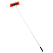 VEVOR Snow Roof Rake, 17.7 in Foam Blade, 7.3-18.4 ft Adjustable Roof Snow Scraper, Extension Tubes & Non-Slip Handle, Lightweight Snows Removal Tool for House Leaves Debris Clearing