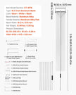 VEVOR Snow Roof Rake, 18.5 in Aluminum Blade, 5.2-30 ft Adjustable Roof Snow Scraper with Wheels & Slide, , Lightweight Snows Removal Tool for House Rooftop Leaves Debris Clearing