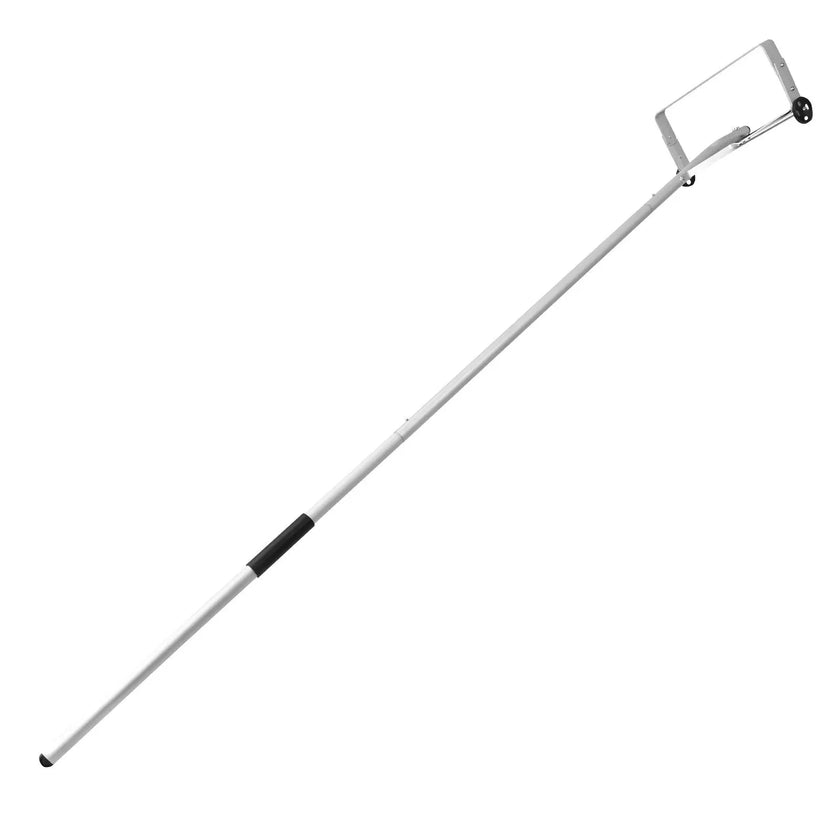 VEVOR Snow Roof Rake, 18.5 in Aluminum Blade, 5.2-30 ft Adjustable Roof Snow Scraper with Wheels & Slide, , Lightweight Snows Removal Tool for House Rooftop Leaves Debris Clearing
