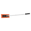 VEVOR Snow Roof Rake, 4ft Long Reach Car Roof Snow Scraper, 17.7 in Foam Blade for No Scratches, Non-Slip Handle, Lightweight Snows Removal Tool for Vehicle Garage Rooftop Leaves Debris Clearing