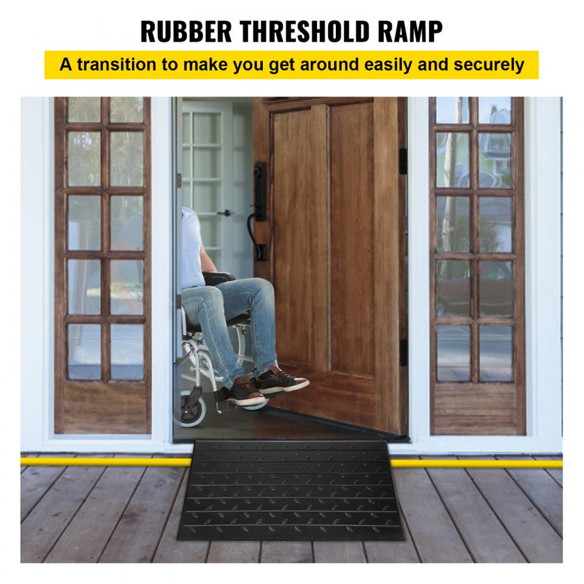 VEVOR Rubber Threshold Ramp, 2.6