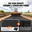 VEVOR Non Woven Geotextile Fabric Under Gravel, 10x100FT 8OZ Driveway Fabric Landscape Fabric, Heavy Duty Weed Barrier Fabric, Ground Cover Weed Control Fabric, French Drains Drainage Fabric, Black