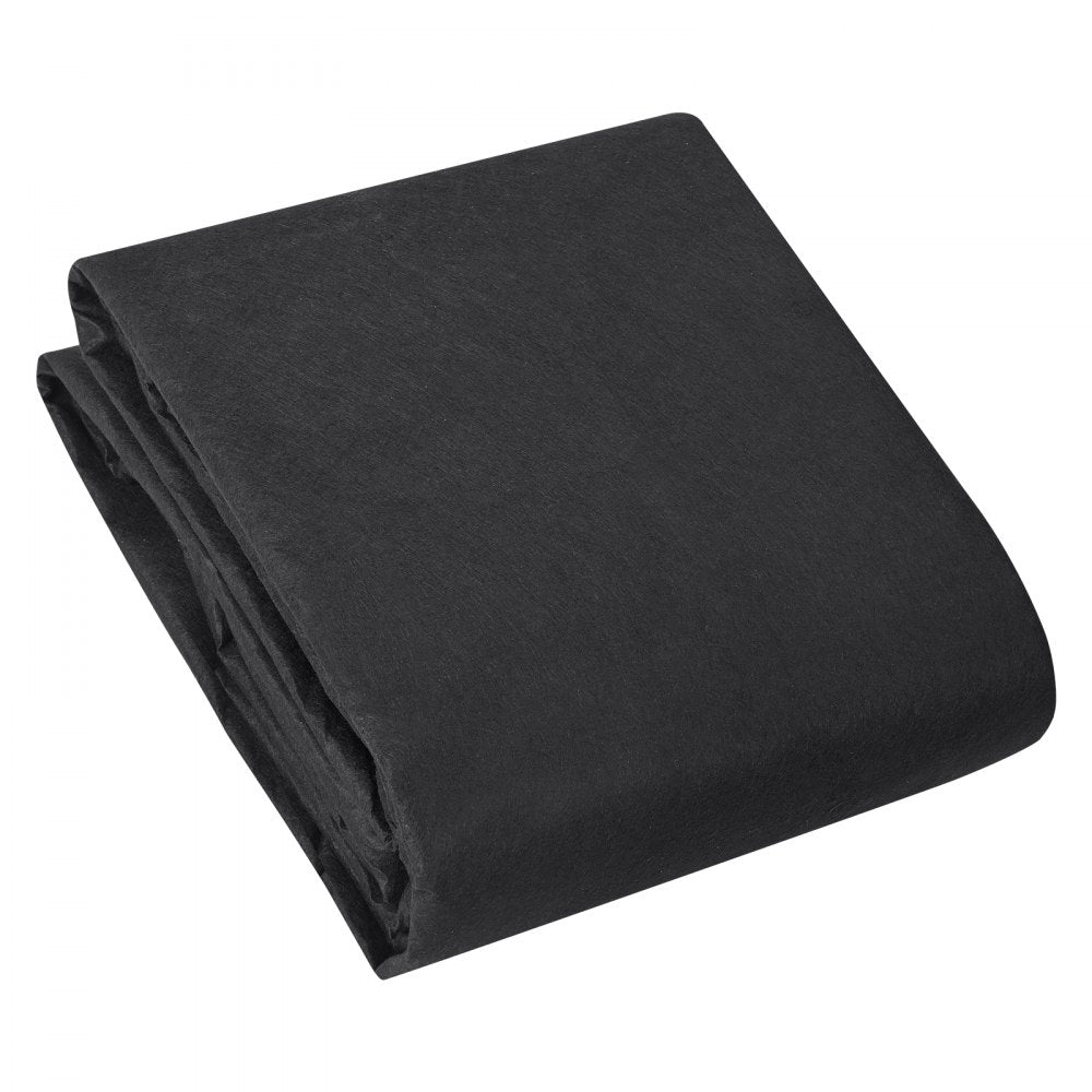 VEVOR Non Woven Geotextile Fabric Under Gravel, 10x100FT 8OZ Driveway Fabric Landscape Fabric, Heavy Duty Weed Barrier Fabric, Ground Cover Weed Control Fabric, French Drains Drainage Fabric, Black
