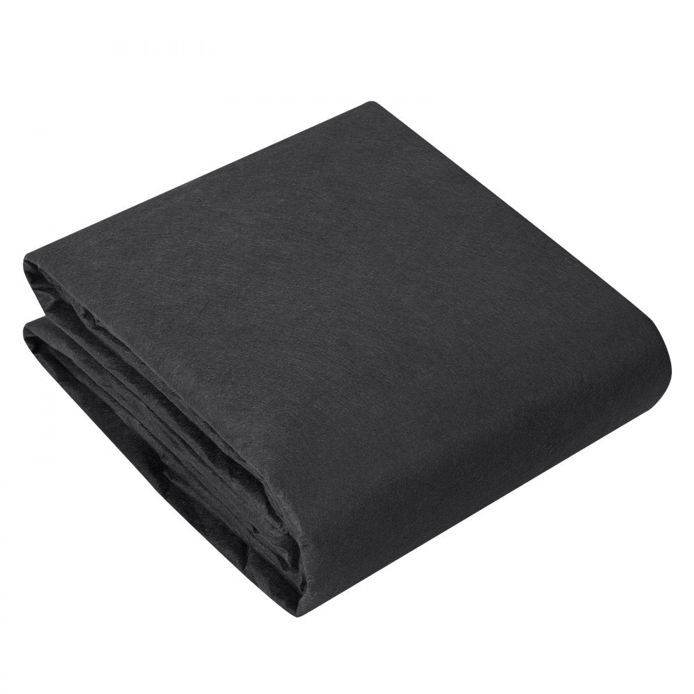 VEVOR Non Woven Geotextile Fabric Under Gravel, 10x100FT 8OZ Driveway Fabric Landscape Fabric, Heavy Duty Weed Barrier Fabric, Ground Cover Weed Control Fabric, French Drains Drainage Fabric, Black
