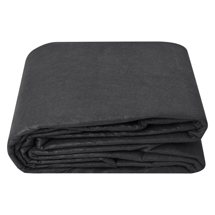 VEVOR Non Woven Geotextile Fabric Under Gravel, 10x100FT 8OZ Driveway Fabric Landscape Fabric, Heavy Duty Weed Barrier Fabric, Ground Cover Weed Control Fabric, French Drains Drainage Fabric, Black