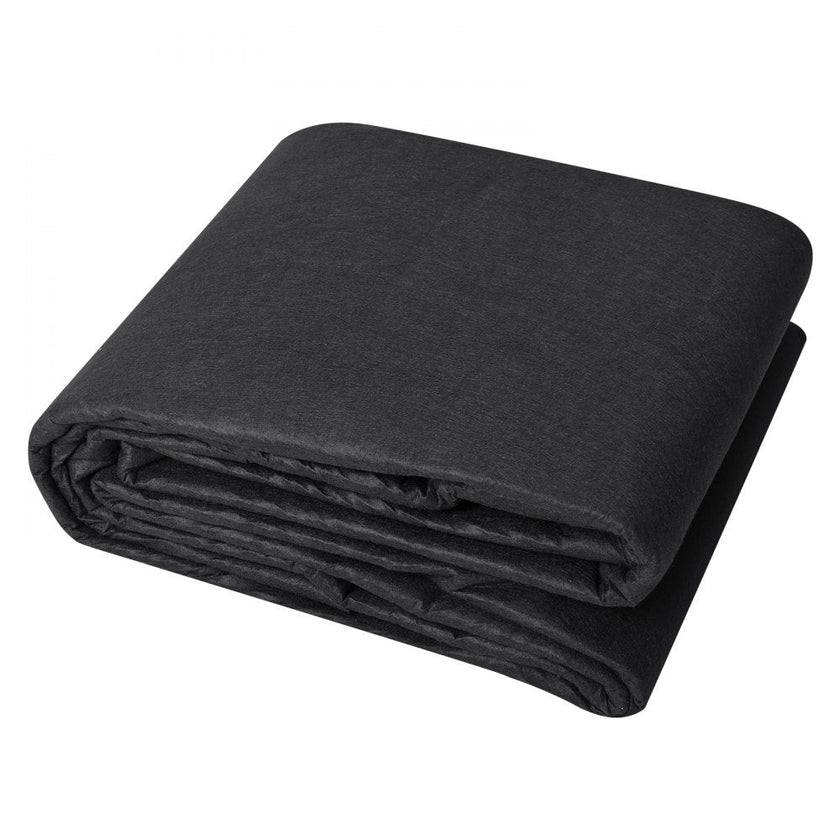 VEVOR Non Woven Geotextile Fabric Under Gravel, 10x100FT 8OZ Driveway Fabric Landscape Fabric, Heavy Duty Weed Barrier Fabric, Ground Cover Weed Control Fabric, French Drains Drainage Fabric, Black