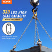 VEVOR Zinc Plated Proof Coil Chain Carbon Steel Chain Sling 1/8