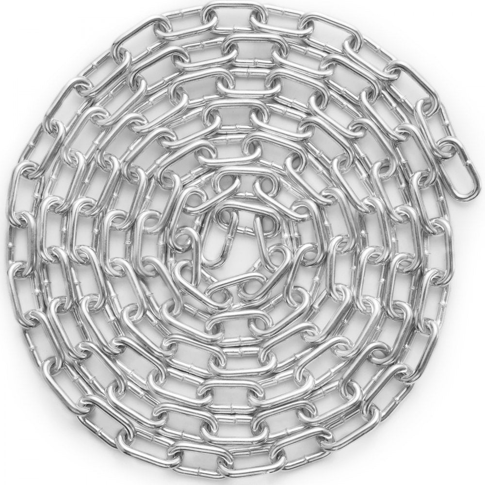 VEVOR Zinc Plated Proof Coil Chain Carbon Steel Chain Sling 3/16