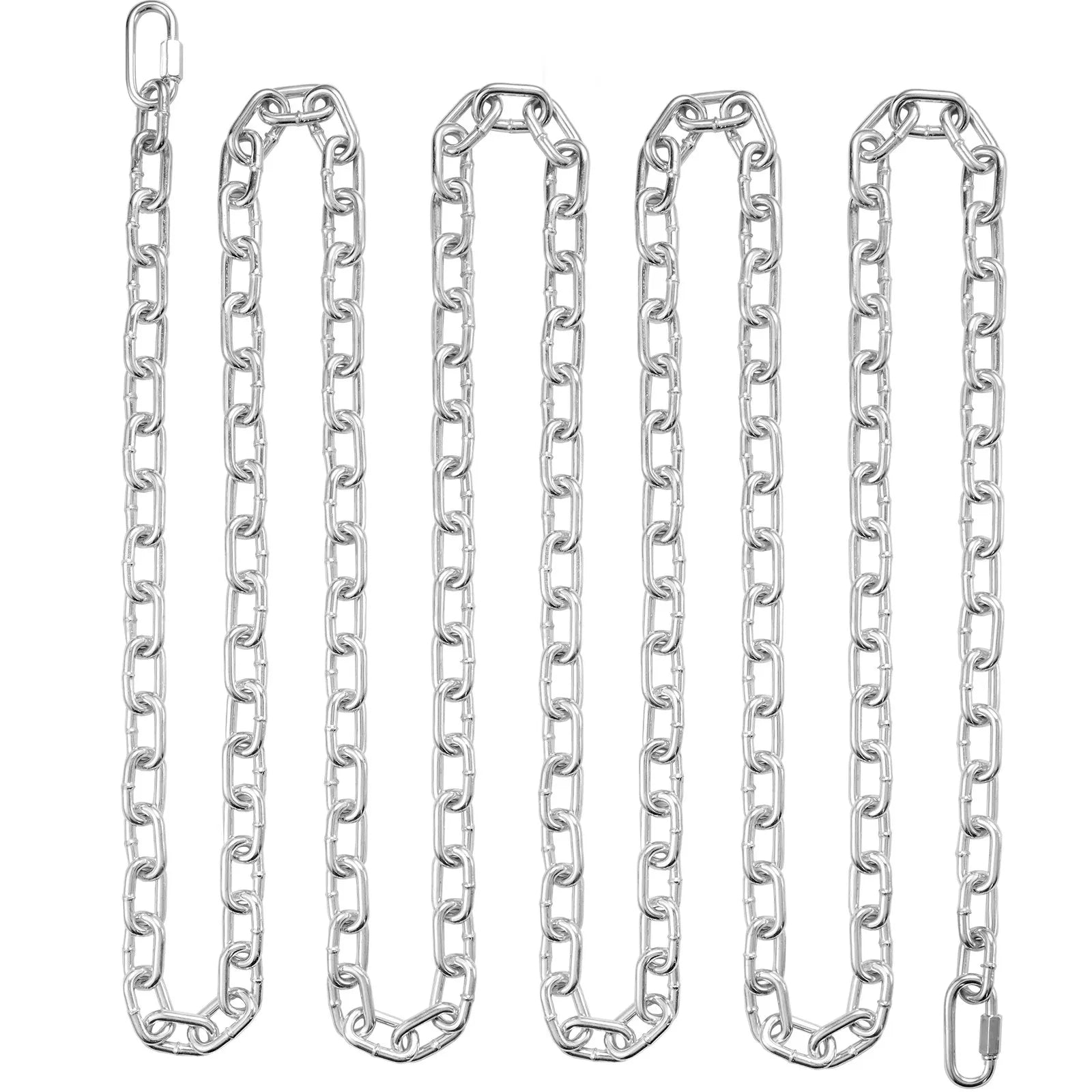 VEVOR Zinc Plated Proof Coil Chain Carbon Steel Chain Sling 5/16