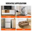VEVOR Heavy Duty Furniture Appliances Rollers, 660 lbs Total Load, Extendable Appliance Rollers Mobile Washing Machine Base, Fridge Stand Dolly Movers for Refrigerators, Dryers, Dishwashers, White
