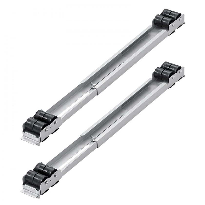 VEVOR Heavy Duty Furniture Appliances Rollers, 660 lbs Total Load, Extendable Appliance Rollers Mobile Washing Machine Base, Fridge Stand Dolly Movers for Refrigerators, Dryers, Dishwashers, White