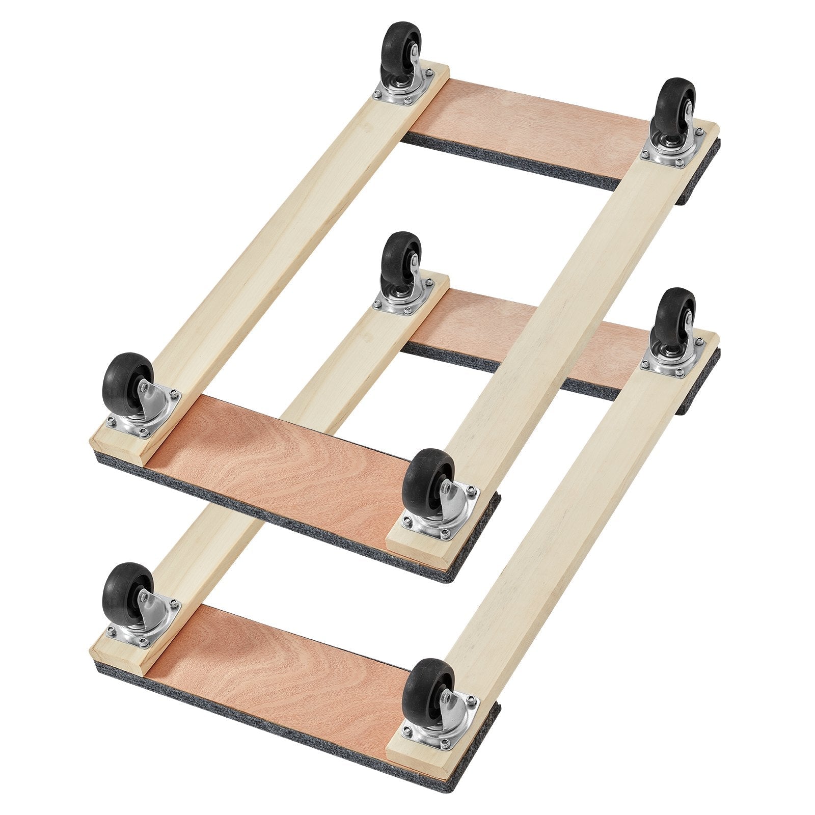 VEVOR Furniture Dolly, 1000 lbs Each Load Capacity, 2 Packs, 18