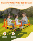 Kids 3-Seat Seesaw – Heavy Duty Metal Teeter Totter (200 lb Capacity per Seat)