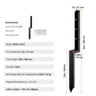 VEVOR Fence Post Anchor Repair Kit, 2 Pack Inner Diameter 2 x2 Inches Heavy Duty Steel Fence Post Support Stakes, Anchor Ground Spike for Repair Tilted, Broken Wood Fence Post