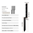 VEVOR Fence Post Anchor Repair Kit, 4 Pack Inner Diameter 2 x2 Inches Heavy Duty Steel Fence Post Support Stakes, Anchor Ground Spike for Repair Tilted, Broken Wood Fence Post