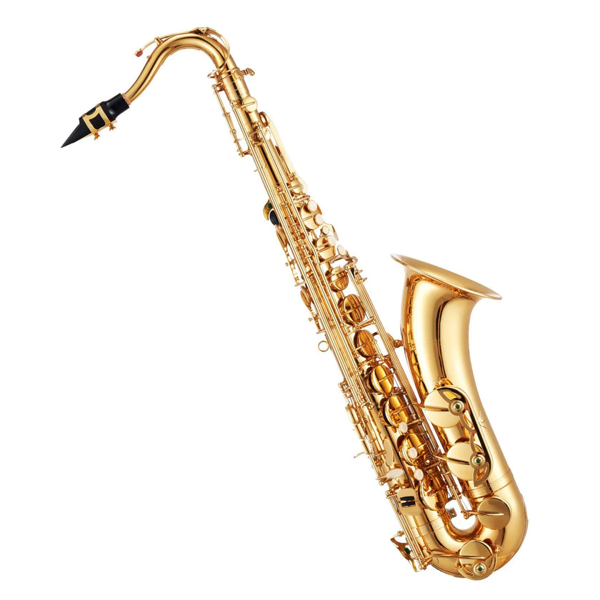 VEVOR Gold Brass Tenor Saxophone B Flat Sax Beginner Kit with Case Mouthpiece