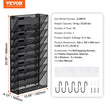VEVOR File Wall Rack Mesh Wall File Holder 1-Piece 10 Pockets for Office/School