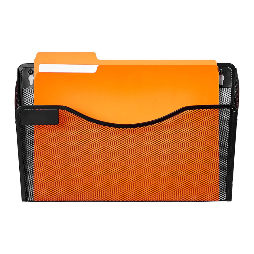 VEVOR File Wall Rack Mesh Wall File Holder 6-Piece 1 Pocket for Office & School
