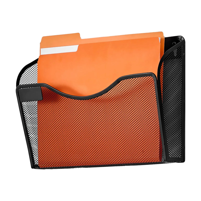 VEVOR File Wall Rack Mesh Wall File Holder 6-Piece 1 Pocket for Office & School