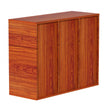 VEVOR Wood Literature Organizer File Sorter Paper Storage Holder 27 Slots Brown