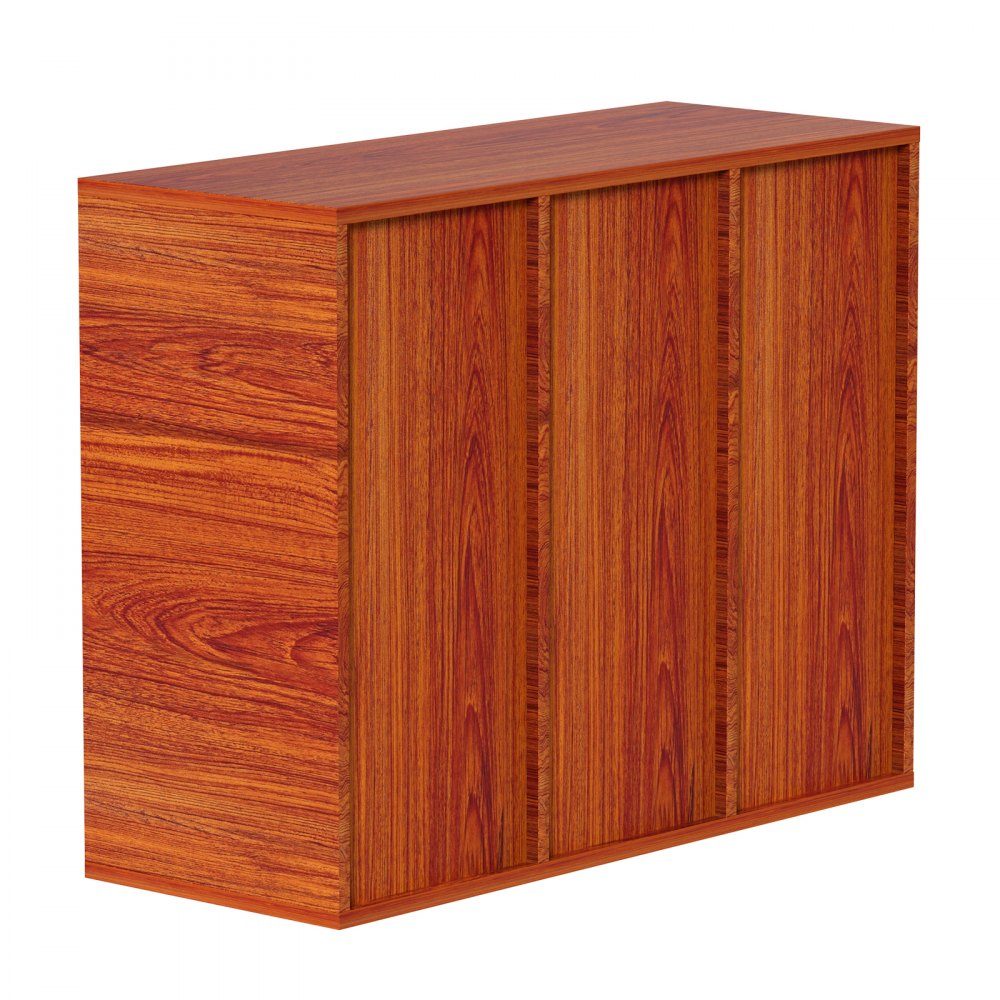 VEVOR Wood Literature Organizer File Sorter Paper Storage Holder 27 Slots Brown