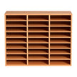 VEVOR Wood Literature Organizer File Sorter Paper Storage Holder 27 Slots White