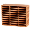 VEVOR Wood Literature Organizer File Sorter Paper Storage Holder 27 Slots White