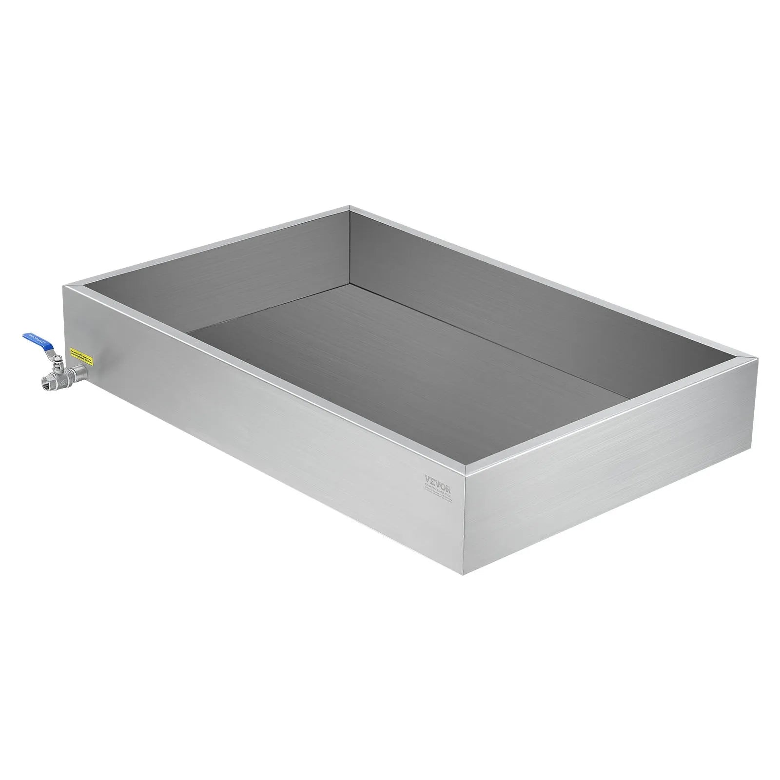 VEVOR Maple Syrup Evaporator Pan 304 Stainless Steel with Valve for Home Outdoor