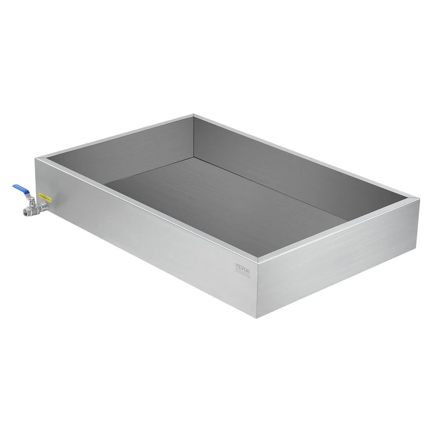 VEVOR Maple Syrup Evaporator Pan 304 Stainless Steel with Valve for Home Outdoor