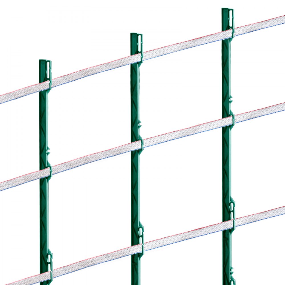 VEVOR 2625Ft 800M Electric Fence Wire Fencing Polywire Horse Cattle Livestock