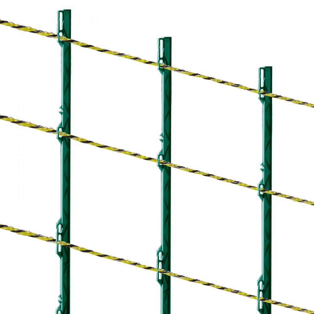 VEVOR 1640Ft 500M Electric Fence Wire Fencing Polywire Horse Cattle Livestock