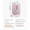VEVOR Hydrogen Inhalation Machine 99.99% High Purity 180ml/min Portable Hydro