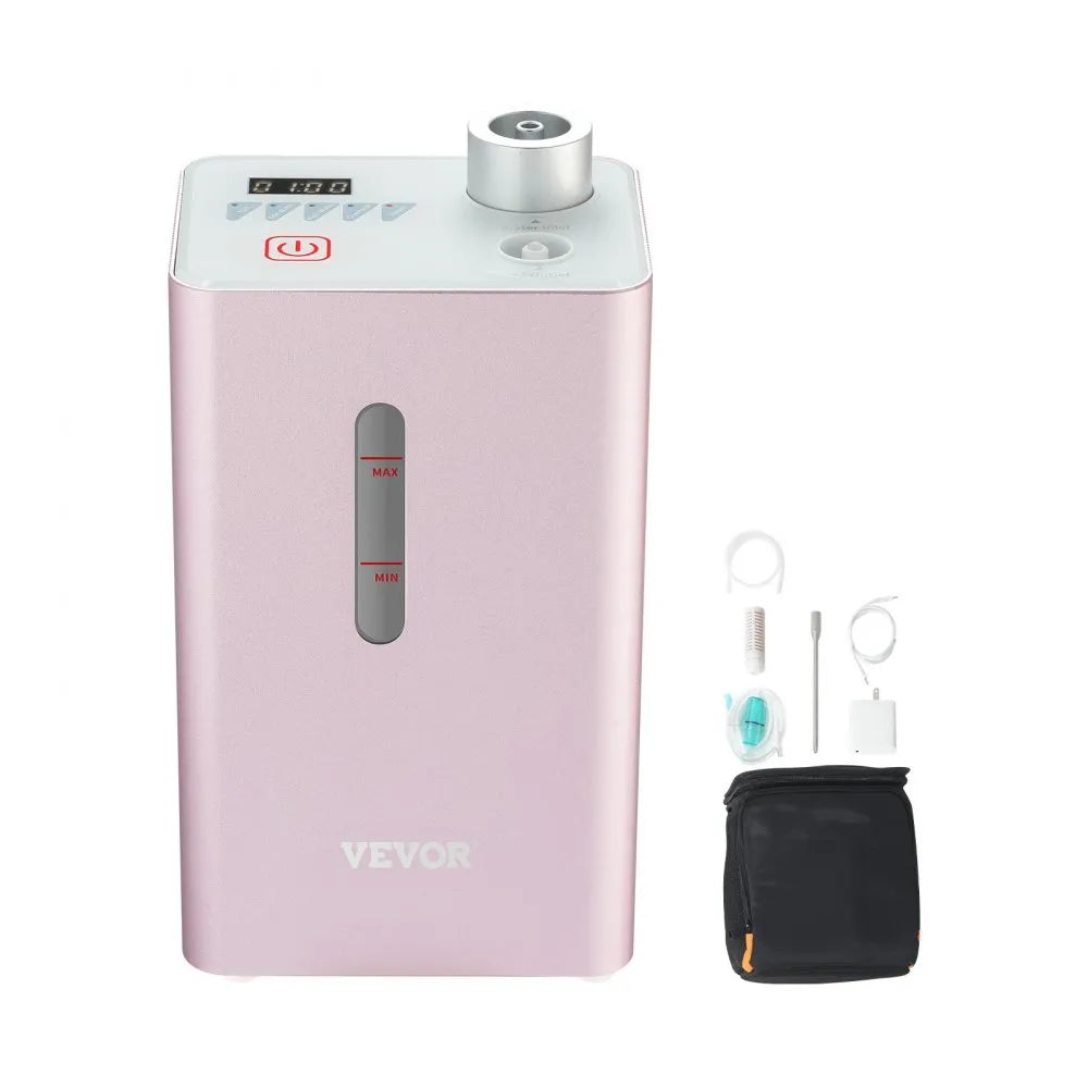 VEVOR Hydrogen Inhalation Machine 99.99% High Purity 180ml/min Portable Hydro