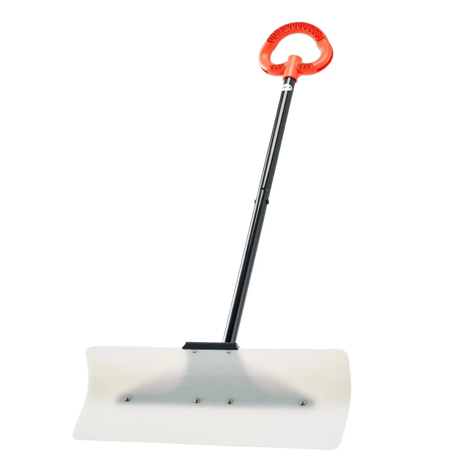 VEVOR Snow Pusher Shovel, 24 in Wide Outdoor Snowplow Shovel with Ergonomic Grip, HDPE Plastic Blade, Winter Shovels with Segmented Handle, Portable Snow Removal Tool for Driveway Garden Camping