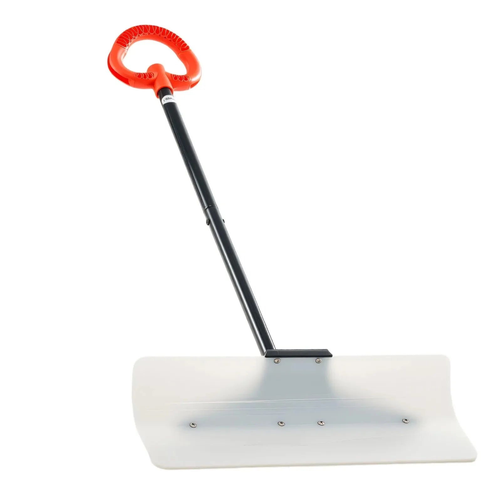 VEVOR Snow Pusher Shovel, 24 in Wide Outdoor Snowplow Shovel with Ergonomic Grip, HDPE Plastic Blade, Winter Shovels with Segmented Handle, Portable Snow Removal Tool for Driveway Garden Camping