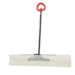 VEVOR Snow Pusher Shovel, 48 in Outdoor Snowplow Shovel with Ergonomic Grip, HDPE Plastic Blade, Winter Shovels with Segmented Handle, Metal Edged Strip, Portable Snow Removal Tool for Driveway Garden