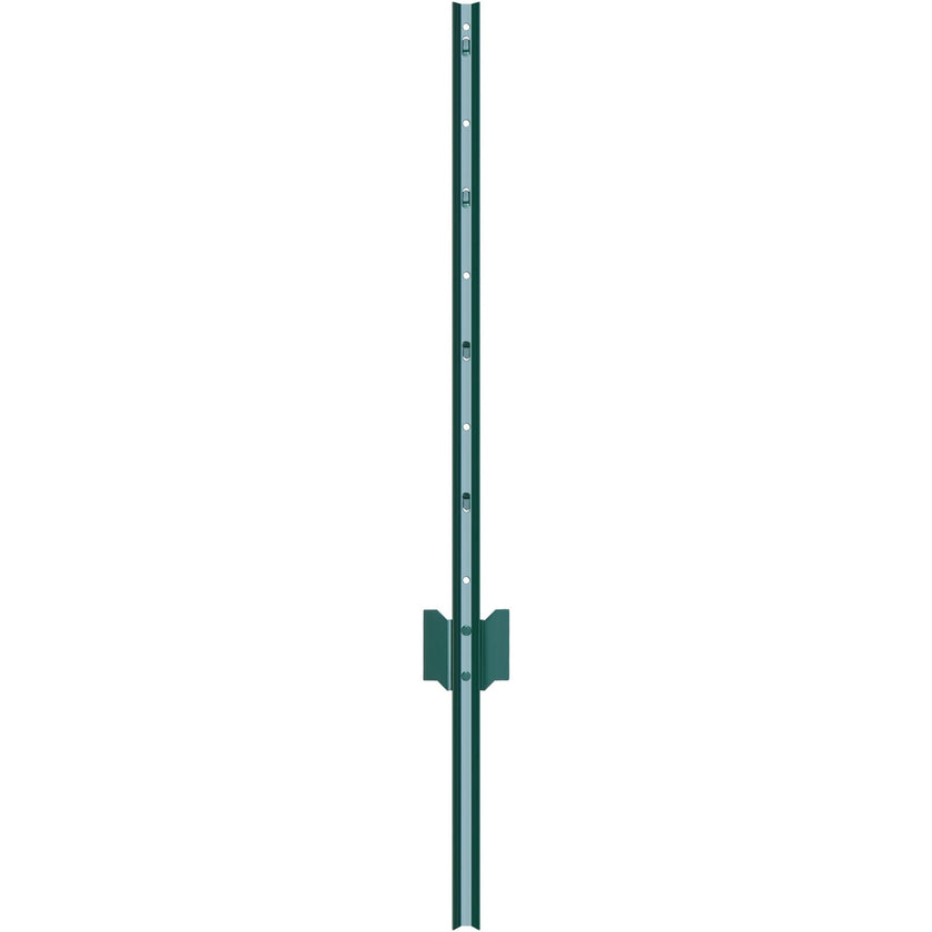 VEVOR 3 Feet Fence Post 10 Pack T-Post Heavy Duty Metal Fence Posts Green