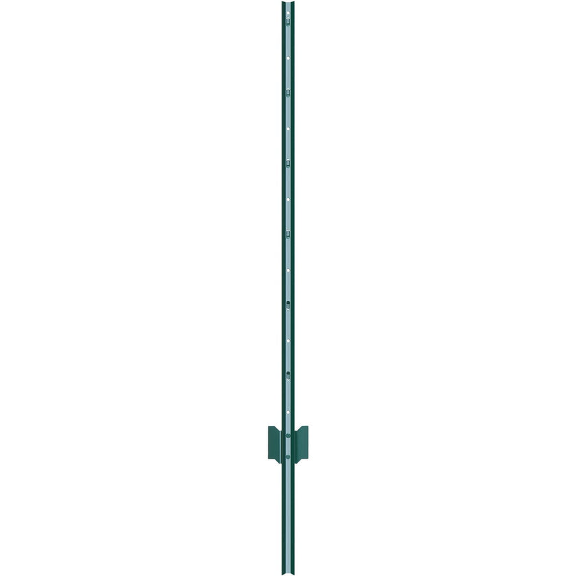 VEVOR 4 Feet Fence Post 10 Pack T-Post Heavy Duty Metal Fence Posts Green