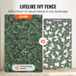 VEVOR Ivy Privacy Fence, 39 x 98 in Artificial Green Wall Screen, Greenery Ivy Fence with Strengthened Joint, Faux Hedges Vine Leaf Decoration for Outdoor Garden, Yard, Balcony, Patio Decor