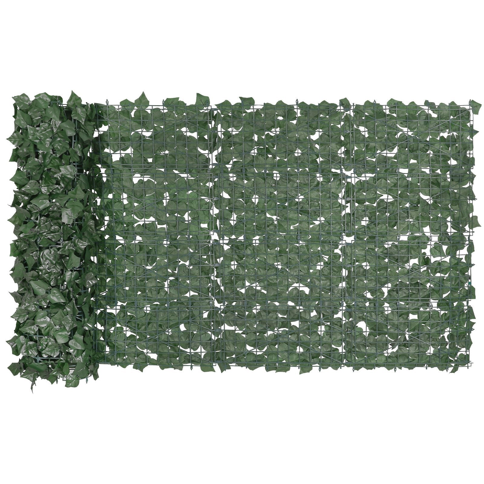 VEVOR Ivy Privacy Fence, 39 x 98 in Artificial Green Wall Screen, Greenery Ivy Fence with Strengthened Joint, Faux Hedges Vine Leaf Decoration for Outdoor Garden, Yard, Balcony, Patio Decor