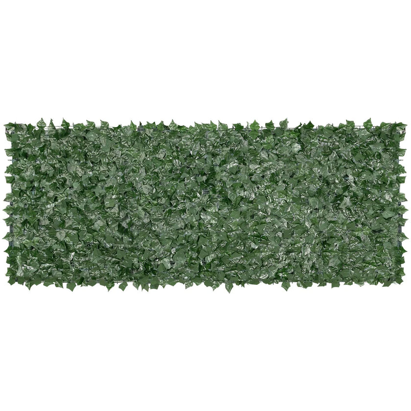 VEVOR Ivy Privacy Fence, 39 x 98 in Artificial Green Wall Screen, Greenery Ivy Fence with Mesh Cloth Backing and Strengthened Joint, Faux Hedges Vine Leaf Decoration for Outdoor Garden, Yard, Balcony