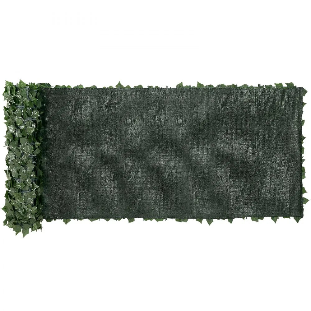 VEVOR Ivy Privacy Fence, 39 x 158in Artificial Green Wall Screen, Greenery Ivy Fence with Mesh Cloth Backing and Strengthened Joint, Faux Hedges Vine Leaf Decoration for Outdoor Garden, Yard, Balcony