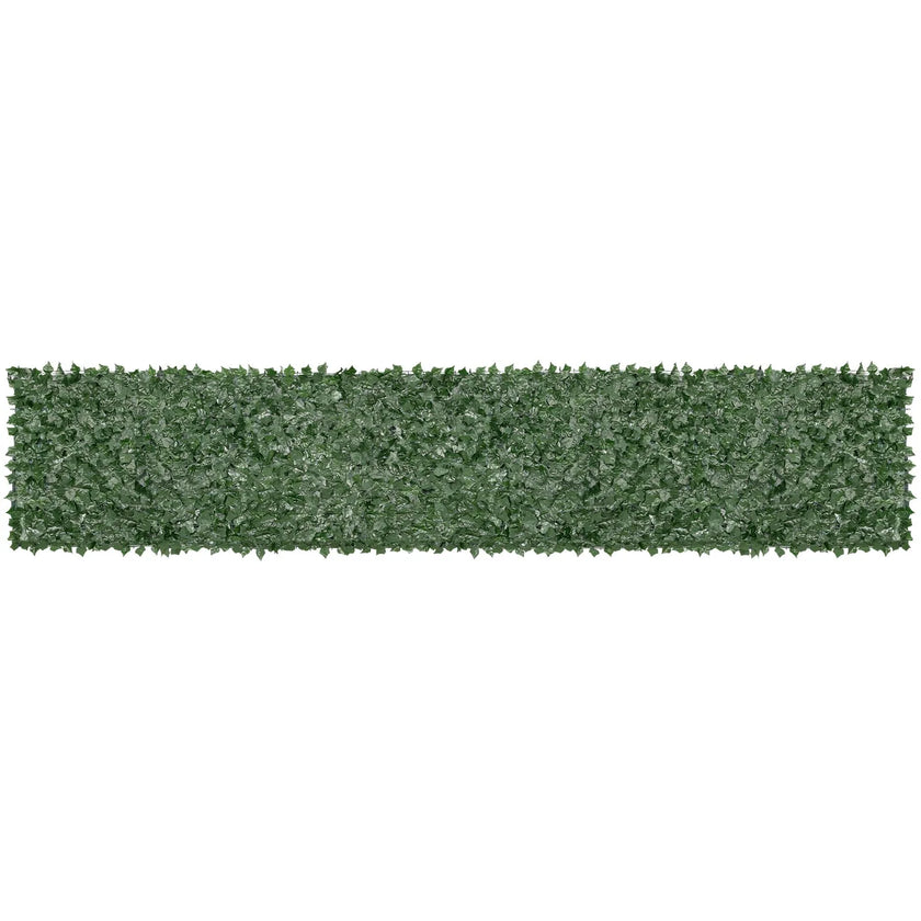 VEVOR Ivy Privacy Fence, 39 x 198in Artificial Green Wall Screen, Greenery Ivy Fence with Mesh Cloth Backing and Strengthened Joint, Faux Hedges Vine Leaf Decoration for Outdoor Garden, Yard, Balcony