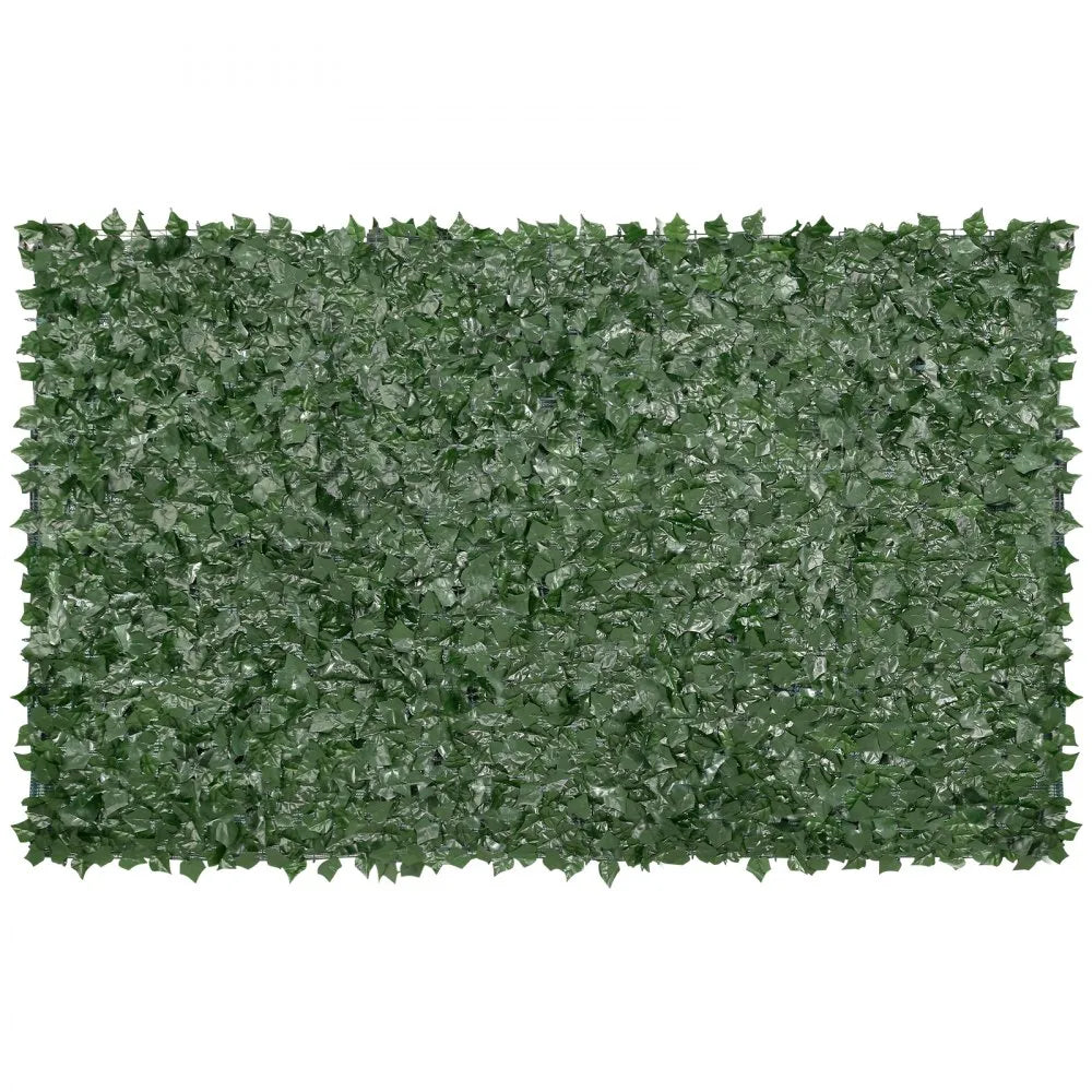VEVOR Ivy Privacy Fence, 59 x 98 in Artificial Green Wall Screen, Greenery Ivy Fence with Mesh Cloth Backing and Strengthened Joint, Faux Hedges Vine Leaf Decoration for Outdoor Garden, Yard, Balcony