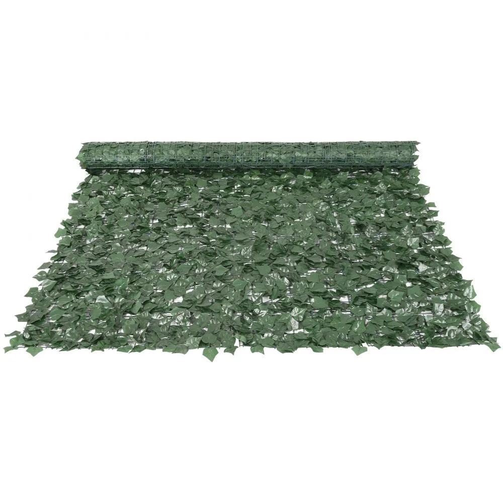 VEVOR Ivy Privacy Fence, 96 x 72 in Artificial Green Wall Screen, Greenery Ivy Fence with Strengthened Joint, Faux Hedges Vine Leaf Decoration for Outdoor Garden, Yard, Balcony, Patio Decor