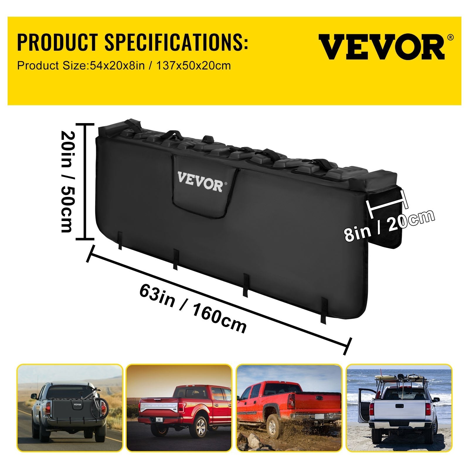 VEVOR Tailgate Pad, 63\