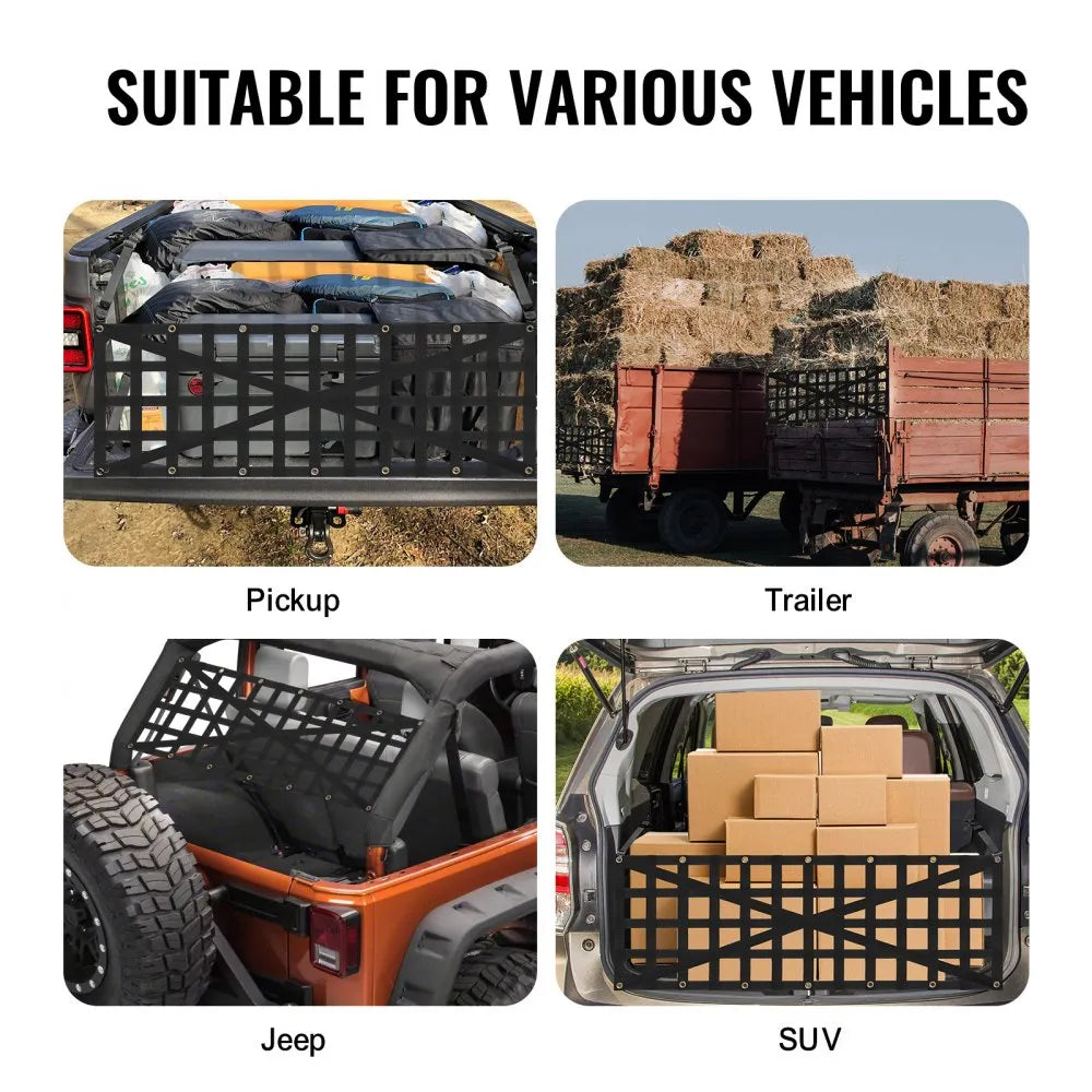 VEVOR Tailgate Net Pickup Truck Tailgate Net 54