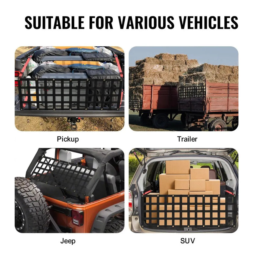 VEVOR Tailgate Net Pickup Truck Tailgate Net 54