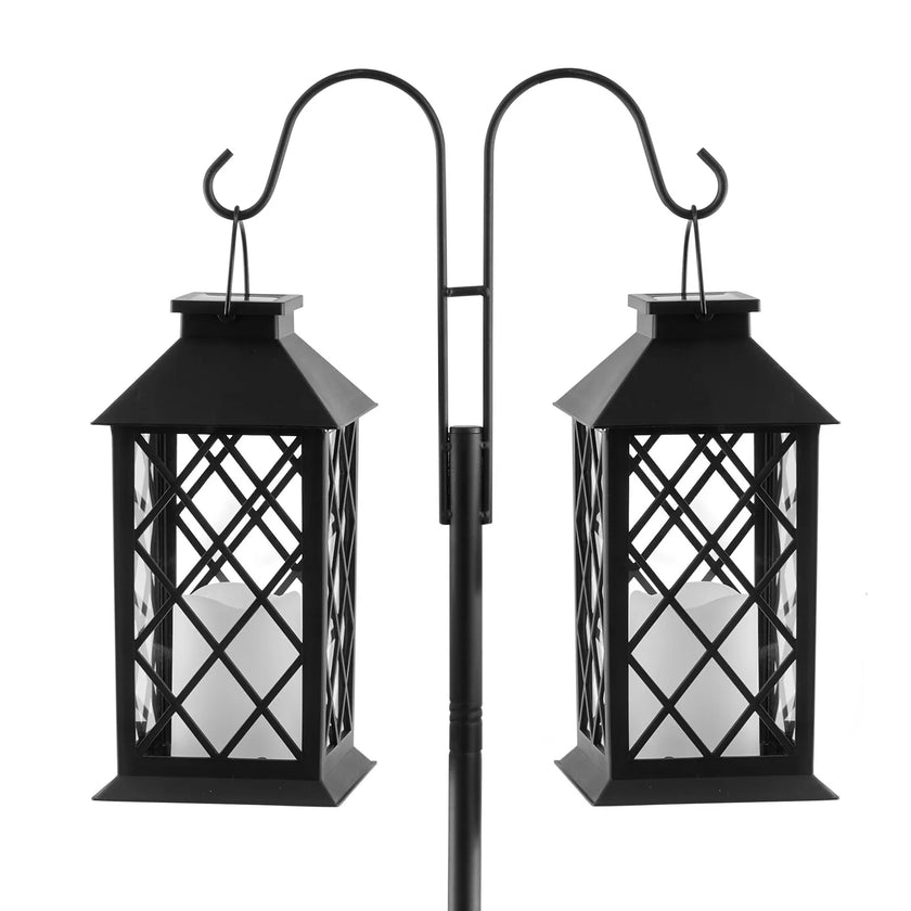 VEVOR Double Shepherds Hook 8 Pack 60 Inch Heavy Duty Bird Feeder Pole